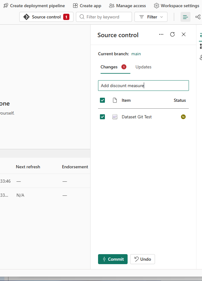 Power BI Source control